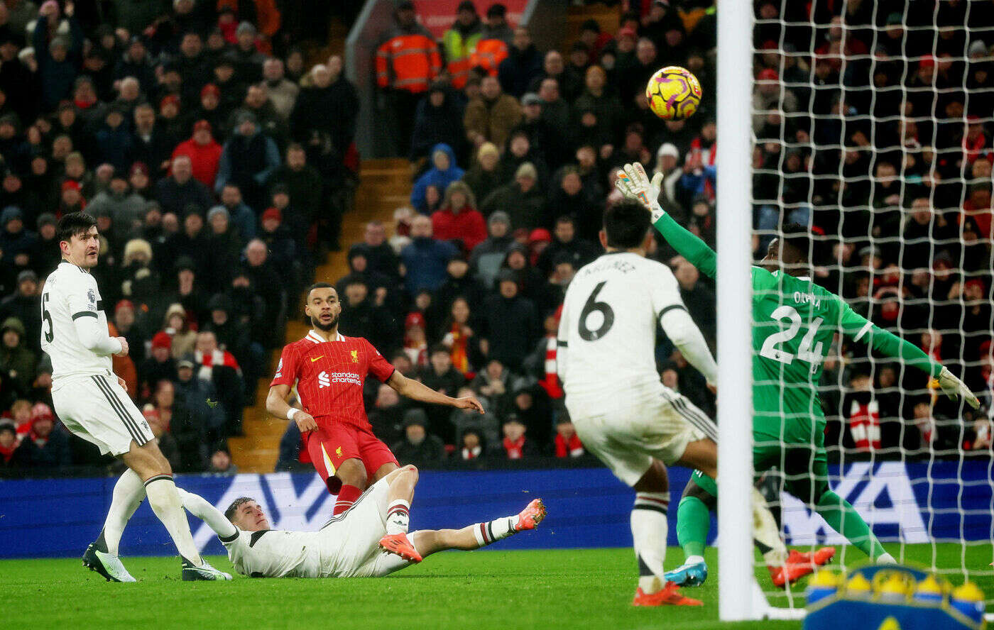 Premier League : Liverpool freiné par Manchester United (2-2) après un superbe derby d’Angleterre