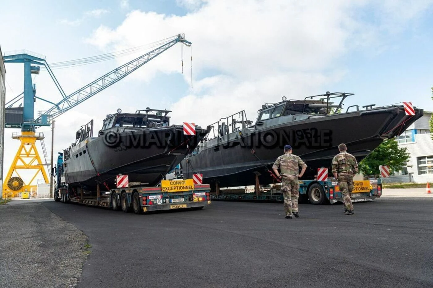 Le port de Brest accueille des vedettes suédoises capables de protéger les sous-marins nucléaires