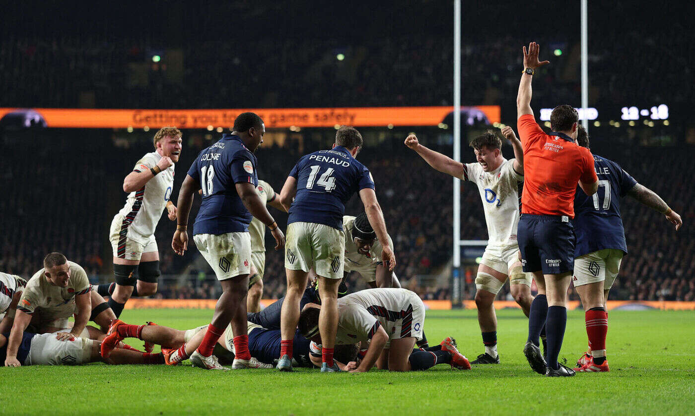 Angleterre-France (26-25) : énorme désillusion pour des Bleus trop maladroits à Twickenham