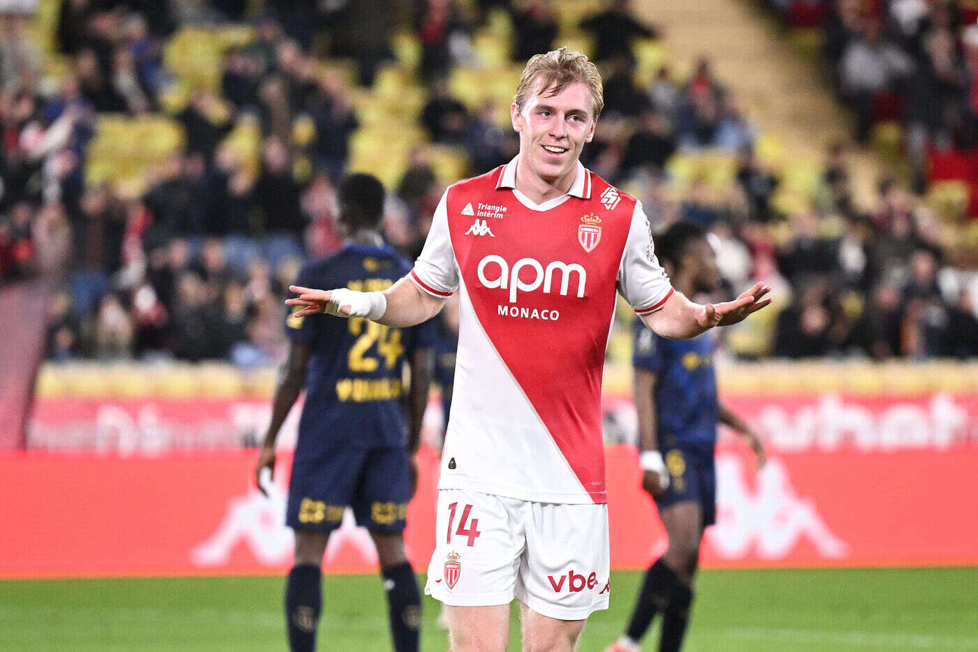 Monaco - Reims (3-0) : déjà un troisième triplé en Ligue 1 pour Mika Biereth, la surprenante recrue monégasque