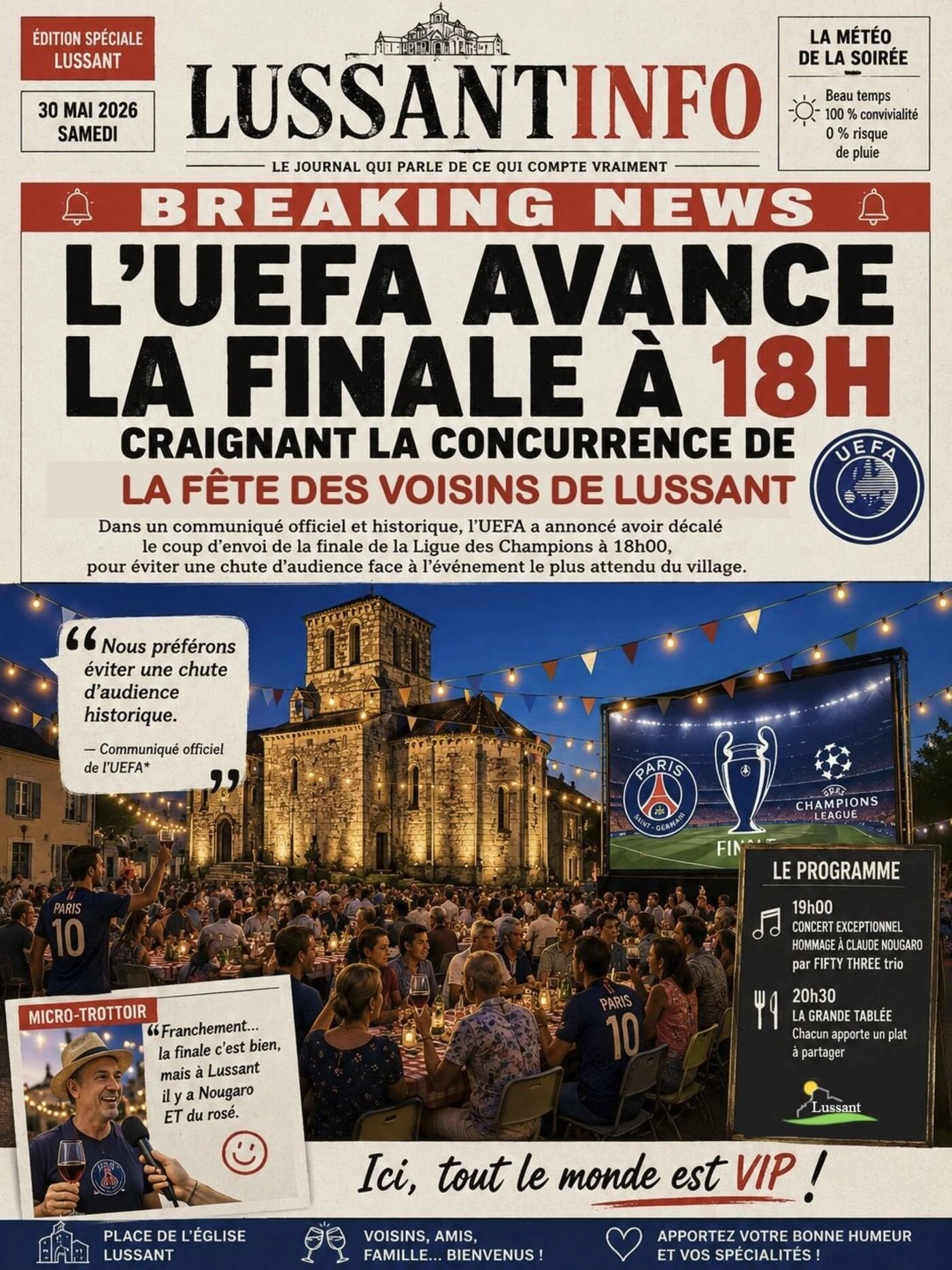 Finale de la Ligue des champions : ce village de Charente-Maritime a fait « plier » l’UEFA...