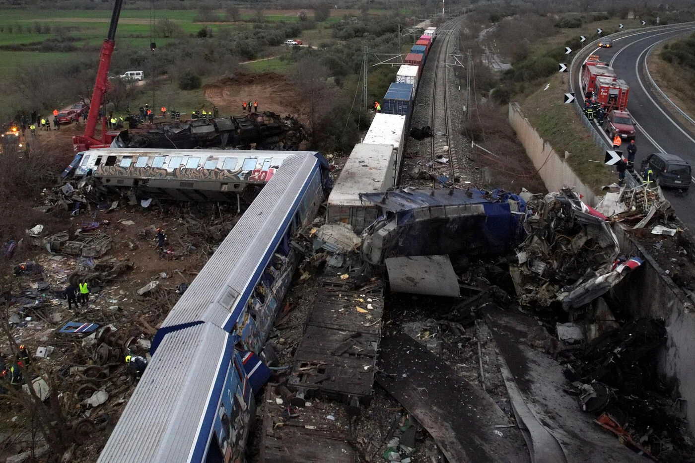 Grèce : 36 personnes renvoyées devant la justice après la catastrophe ferroviaire de 2023