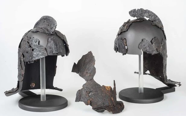A Poitiers, des casques de gladiateurs uniques en France