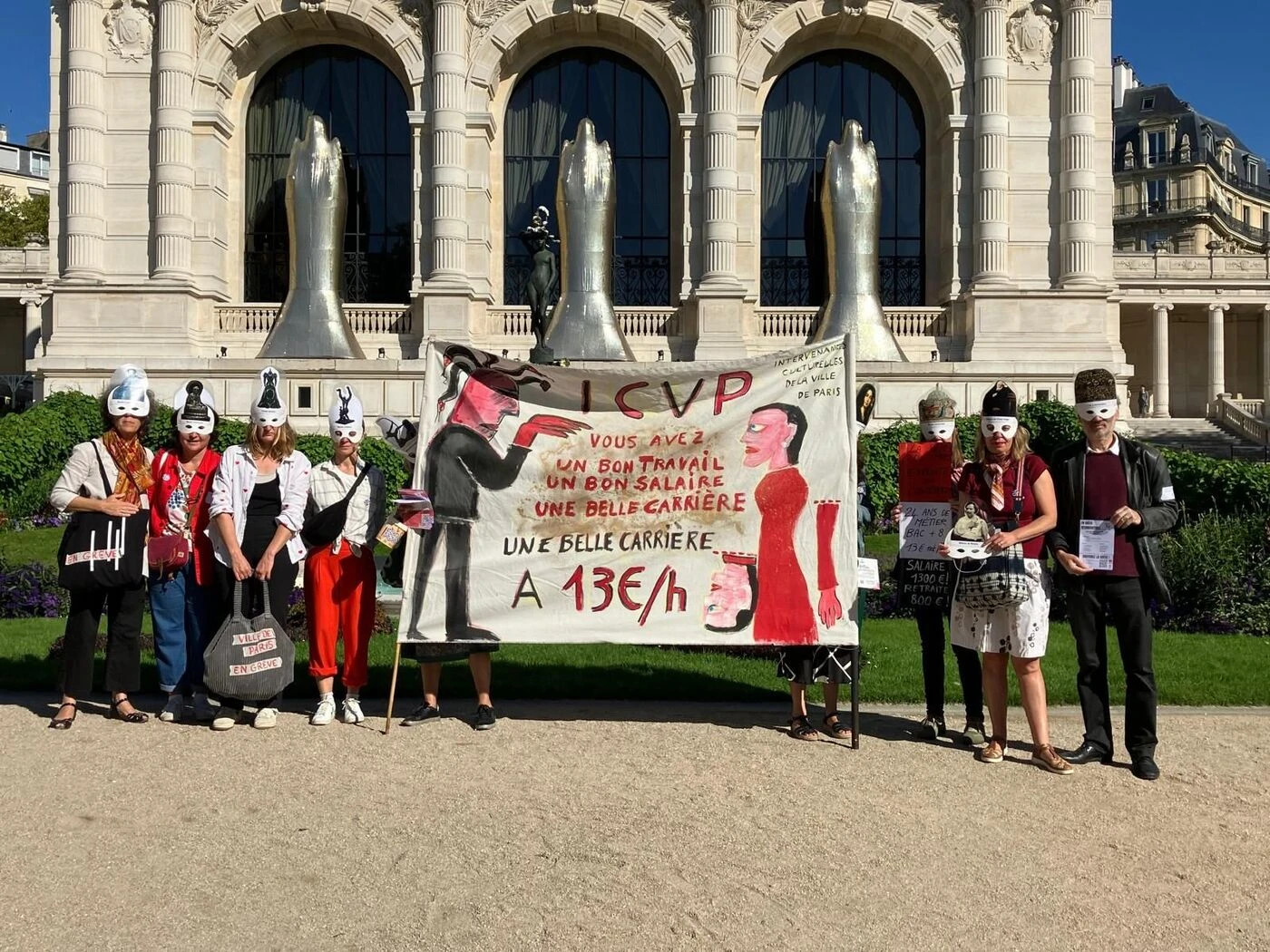 Des salaires entre 900 et 1 800 euros... les intervenants de Paris Musées en grève pendant les Journées du patrimoine