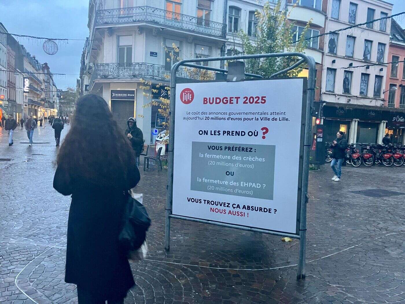 « On les prend où ces 20 millions d’euros ? » : face à un budget 2025 contraint, Lille lance une campagne choc