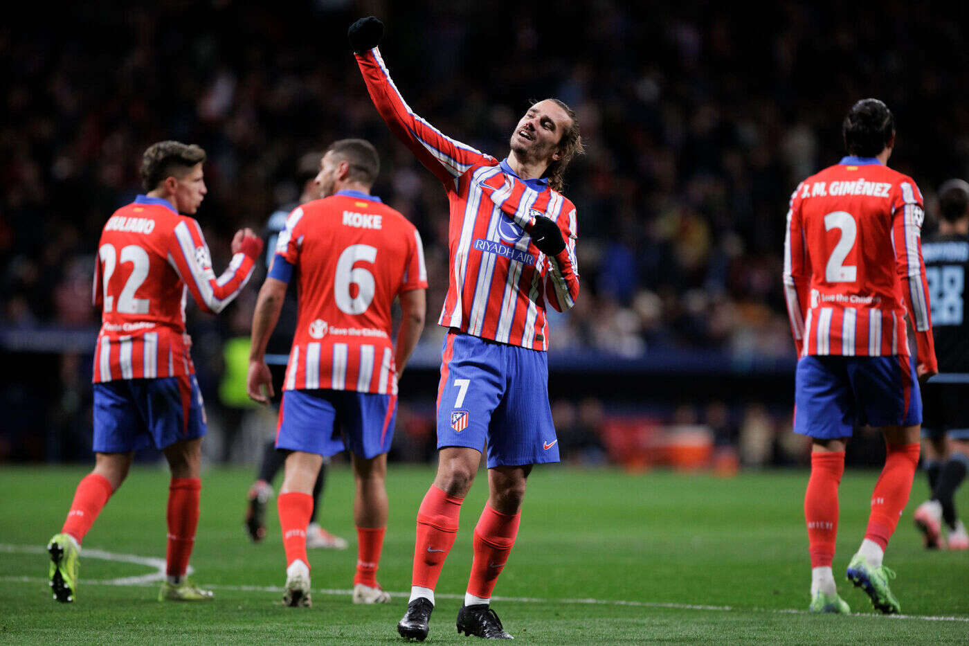 Atlético de Madrid - Bratislava (3-1) : auteur d’un doublé, Antoine Griezmann porte les Colchoneros