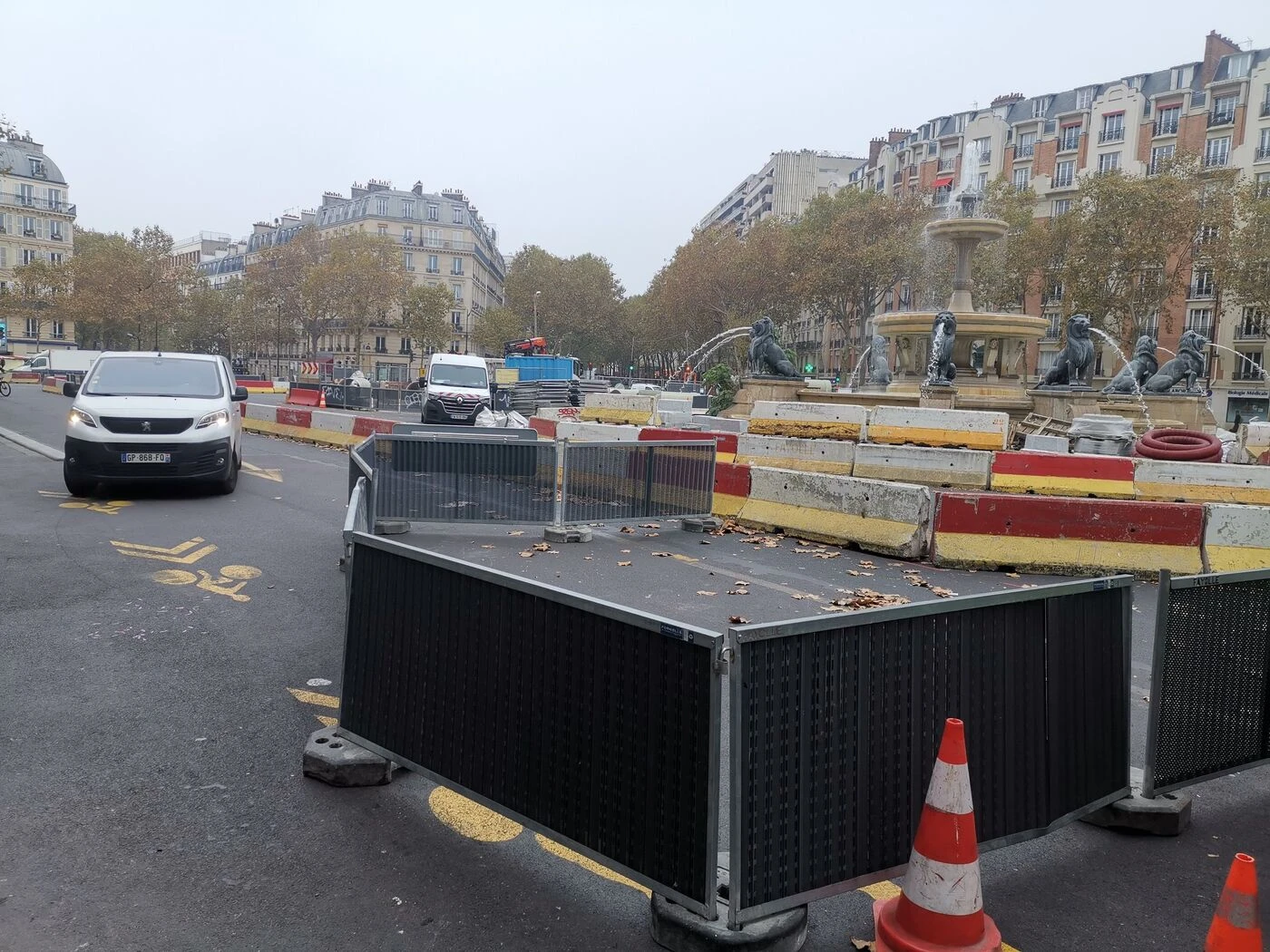 Paris : chantier place Félix-Éboué, la circulation des voitures et bus impactée tout l’été