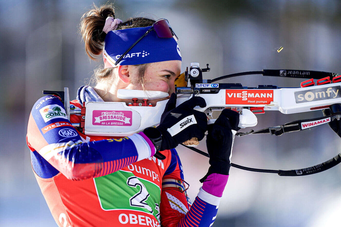 Biathlon : Botet et Fillon Maillet prennent la deuxième place dans le relais mixte simple d’Oberhof