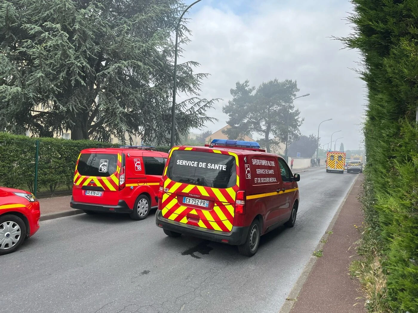 Incendie à Soisy-sous-Montmorency : les élèves des écoles confinés à cause d’un grand panache de fumée