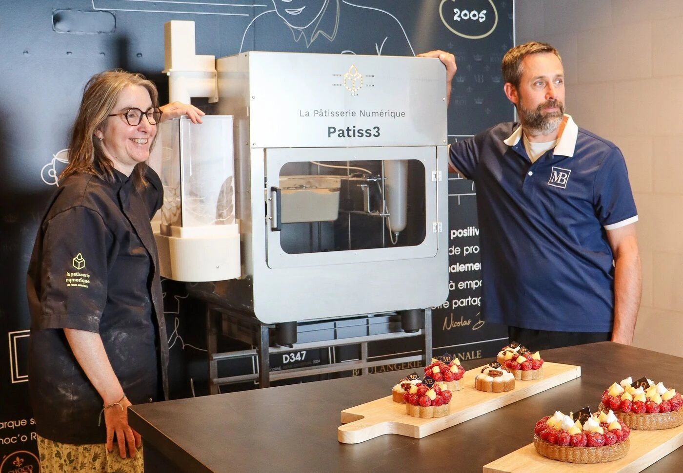 « Nous avons embauché un collaborateur pour la faire fonctionner » : à Angers, des gâteaux réalisés avec une imprimante 3D