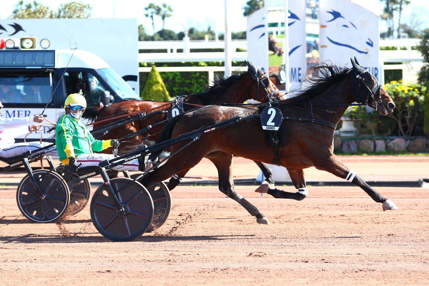 Arrivée du quinté du jeudi 27 février à Cagnes-sur-Mer : Christophe Martens et Hooper des Chasses visent dans le mille