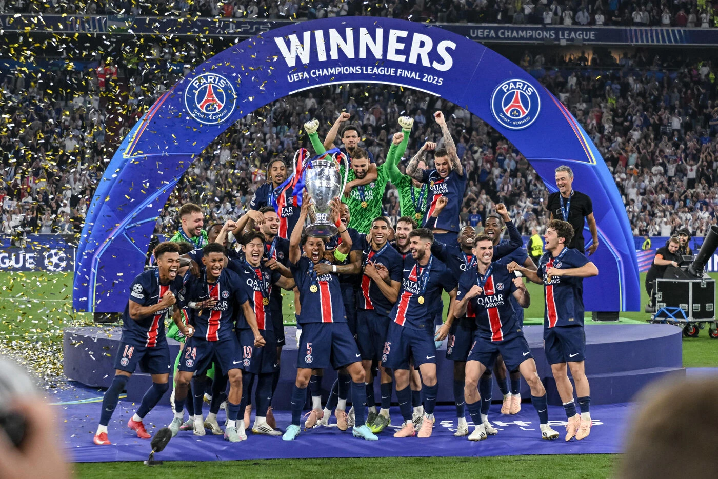 Le PSG champion d’Europe : Kylian Mbappé publie un message pour féliciter son ancien club