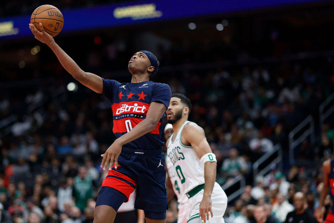 NBA : la spectaculaire action défensive de Bilal Coulibaly, auteur de deux contres dans la même action