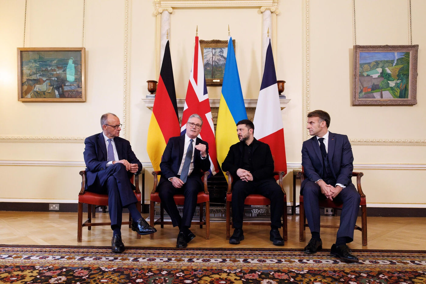 Guerre en Ukraine : Macron, Merz et Starmer rencontreront Zelensky dimanche soir à Londres