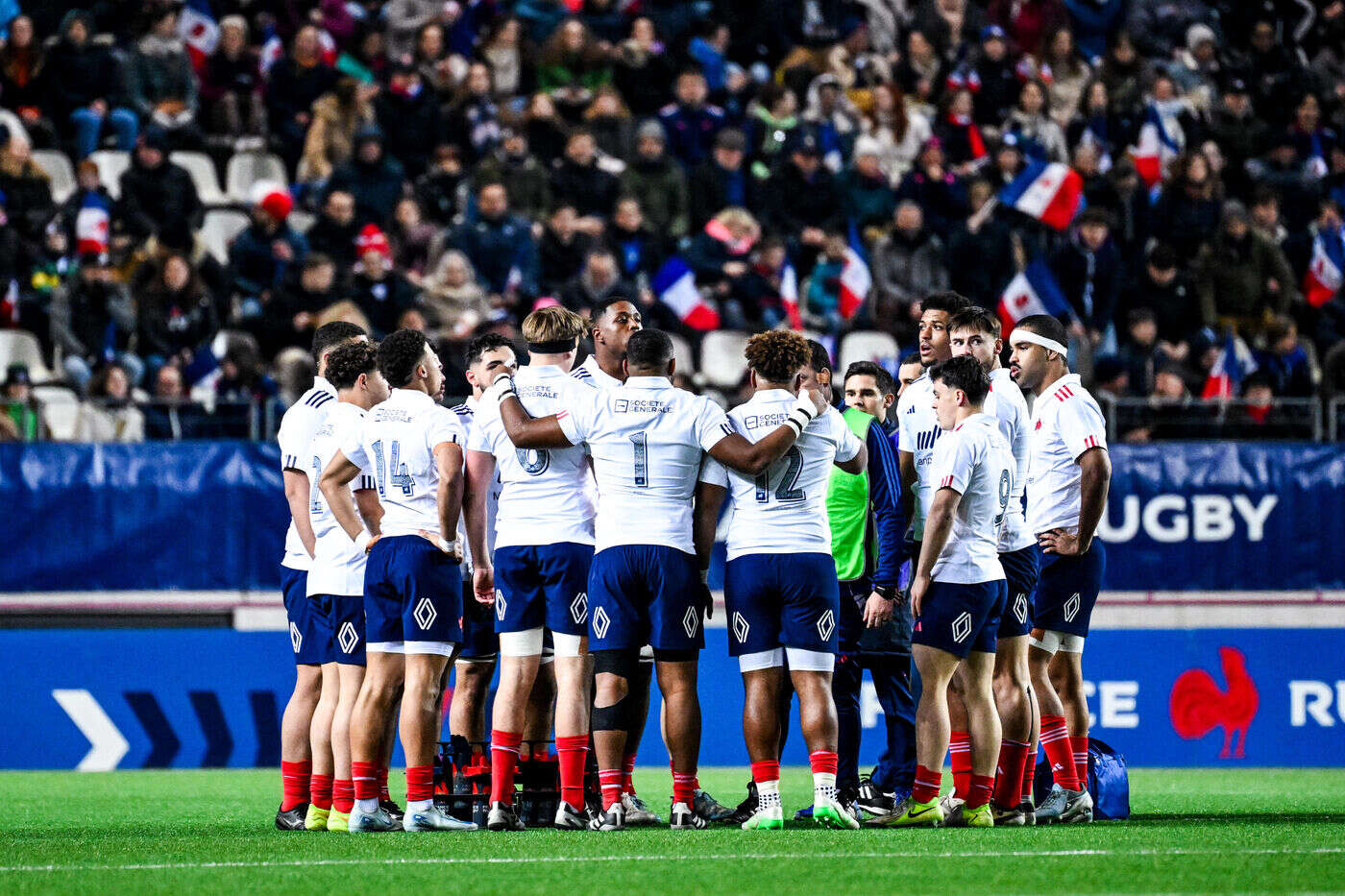 France-Ecosse U20 : les images de la joie des Bleuets vainqueurs du Tournoi des Six Nations moins de 20 ans