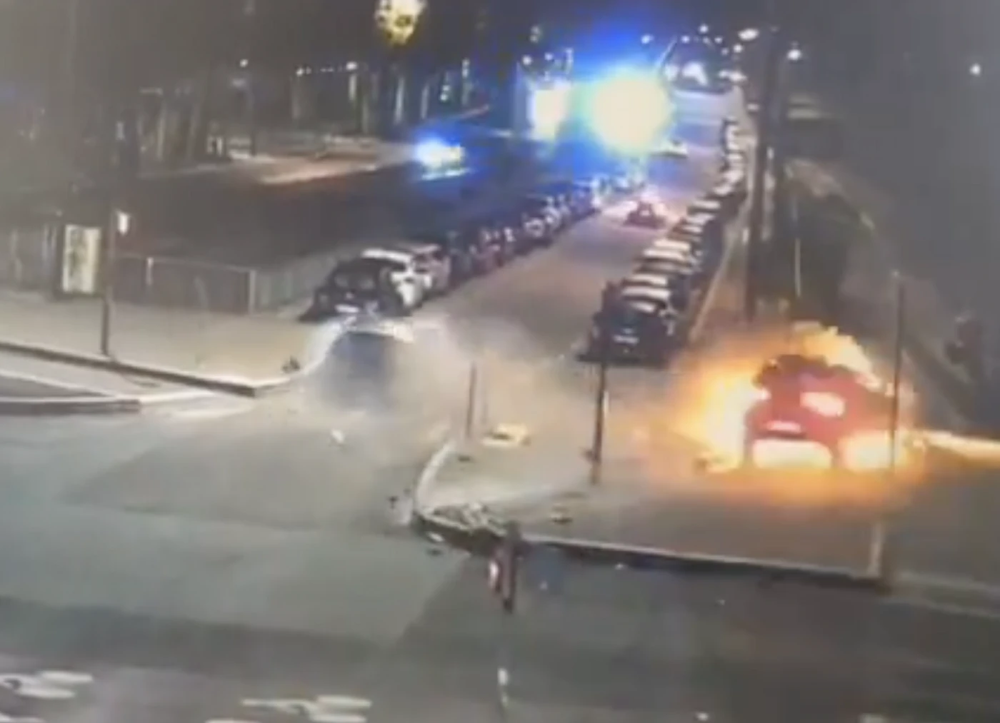 Quatre blessés dont un grave après une course-poursuite qui s’est terminée en accident spectaculaire dans les rues de Rouen
