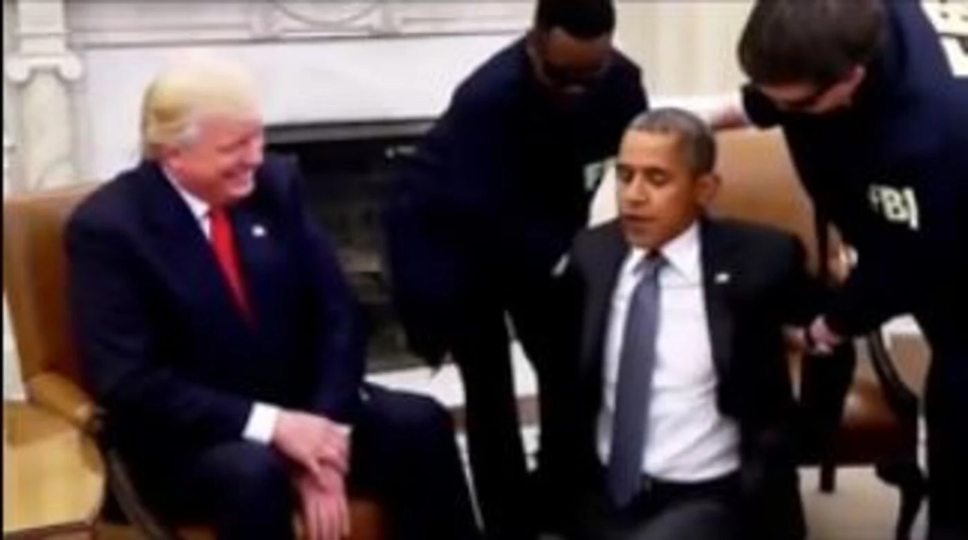 « Personne n’est au-dessus des lois » : Trump publie une fausse vidéo montrant Obama arrêté, menotté et jeté en prison