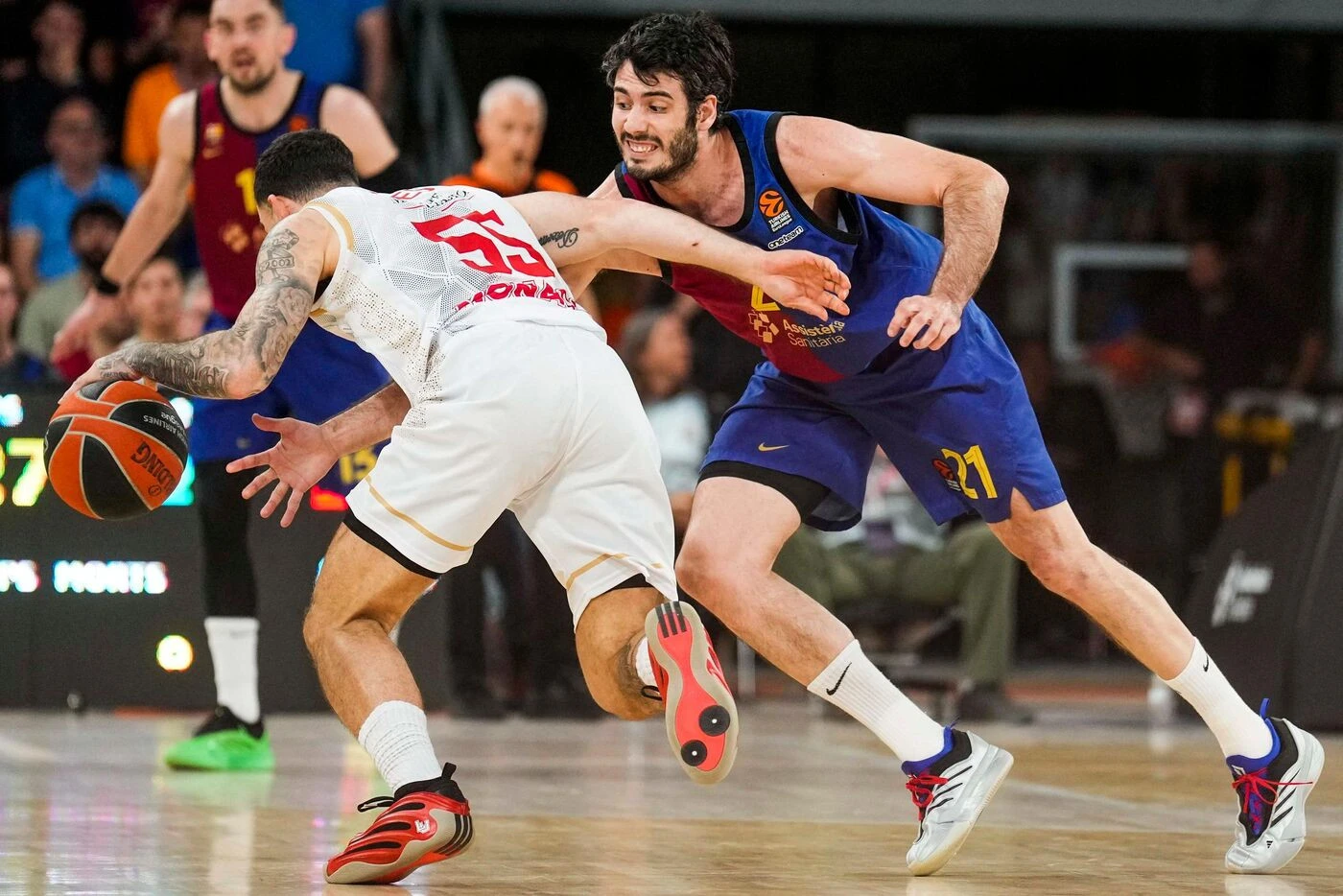 Barcelone-Monaco (100-89) : l’avantage des Monégasques se réduit en quarts de finale de l’Euroligue