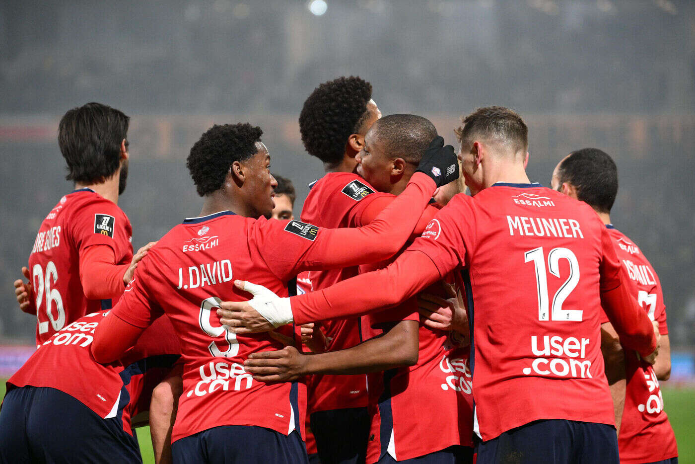 Lille-Nice (2-1) : le Losc renverse les Aiglons et grimpe sur le podium