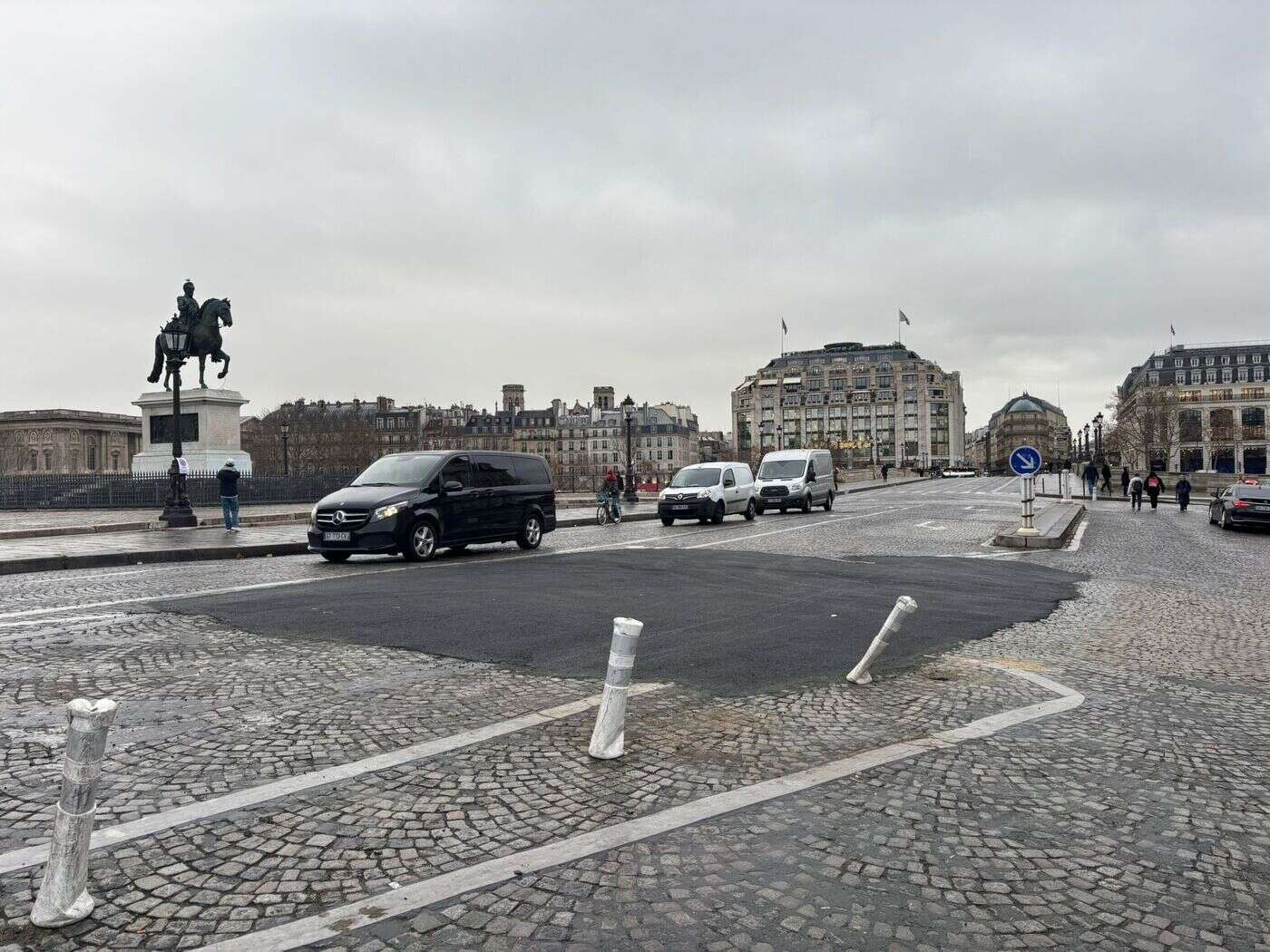 Affaissement de la chaussée du Pont-Neuf à Paris : la fin des travaux prévue début 2025