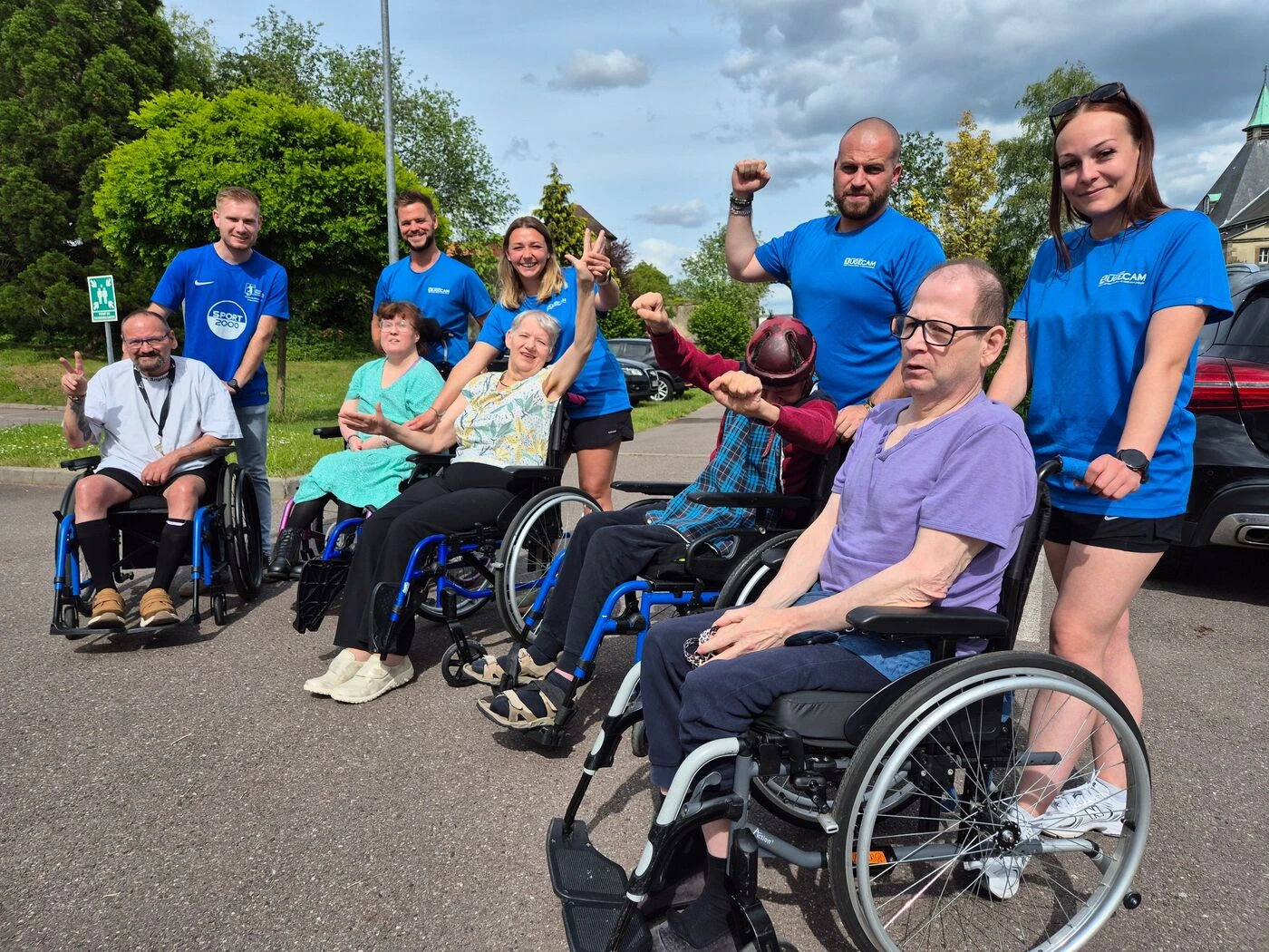 Ils ont fait des sorties footing en fauteuil roulant, une routine
