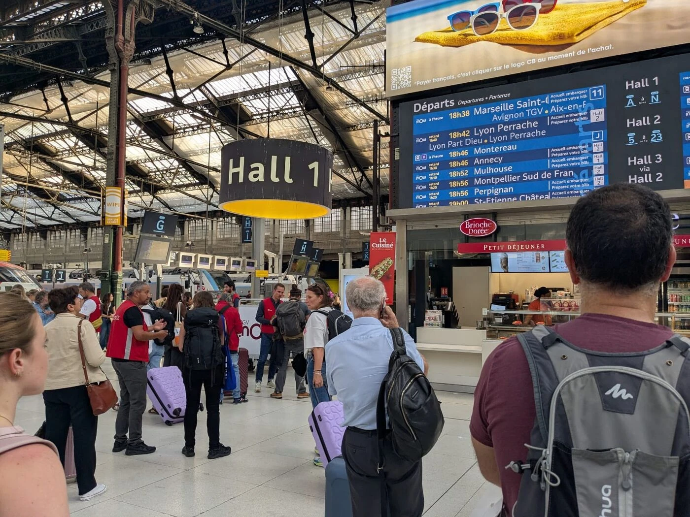 SNCF : des orages en Bourgogne et un défaut d’alimentation électrique causent de gros retards gare de Lyon