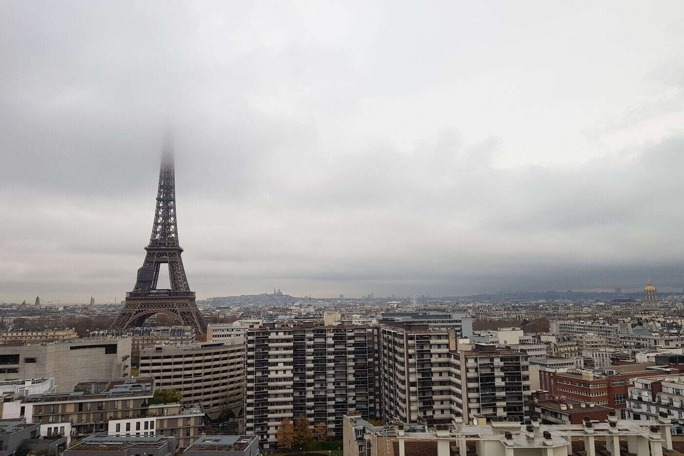 Paris a connu... Zéro heure d’ensoleillement au cours des cinq derniers jours