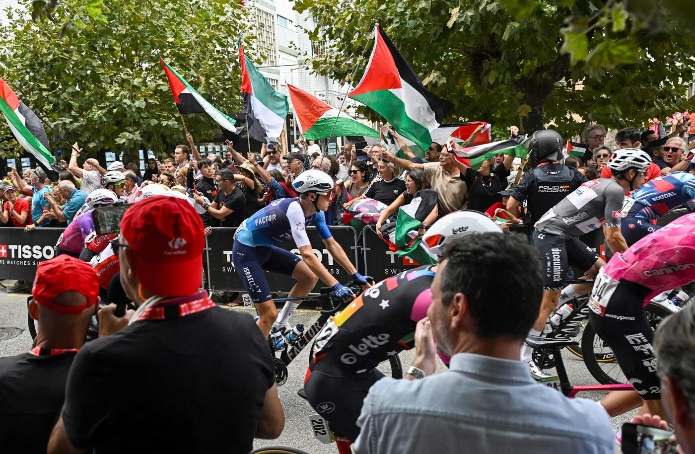 Vuelta : l’équipe Israel PT dit « avoir peur » face aux manifestations propalestiniennes et reçoit le soutien de Netanyahu