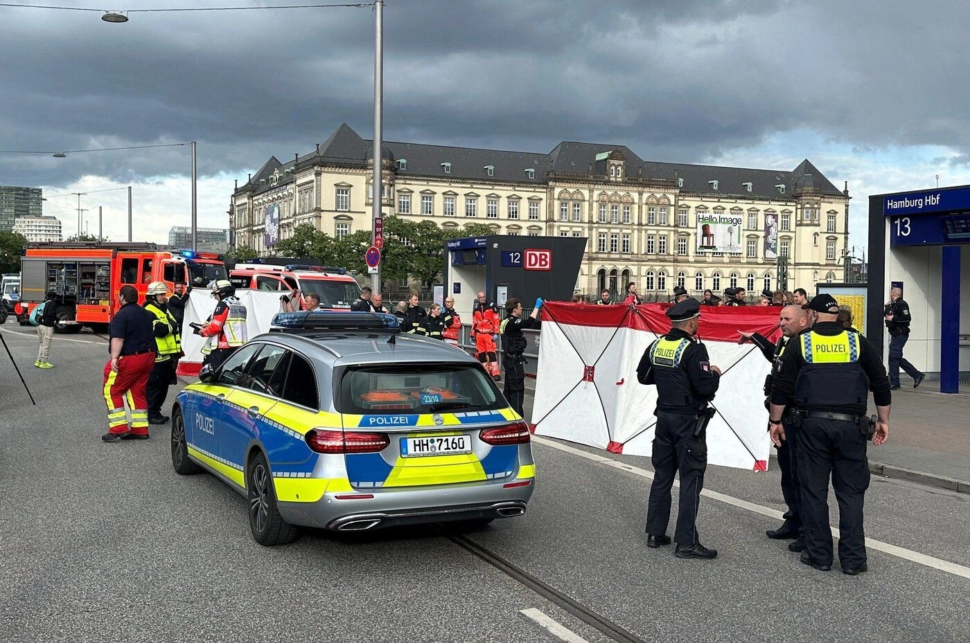Allemagne : 12 blessés dans une attaque au couteau à la gare de Hambourg