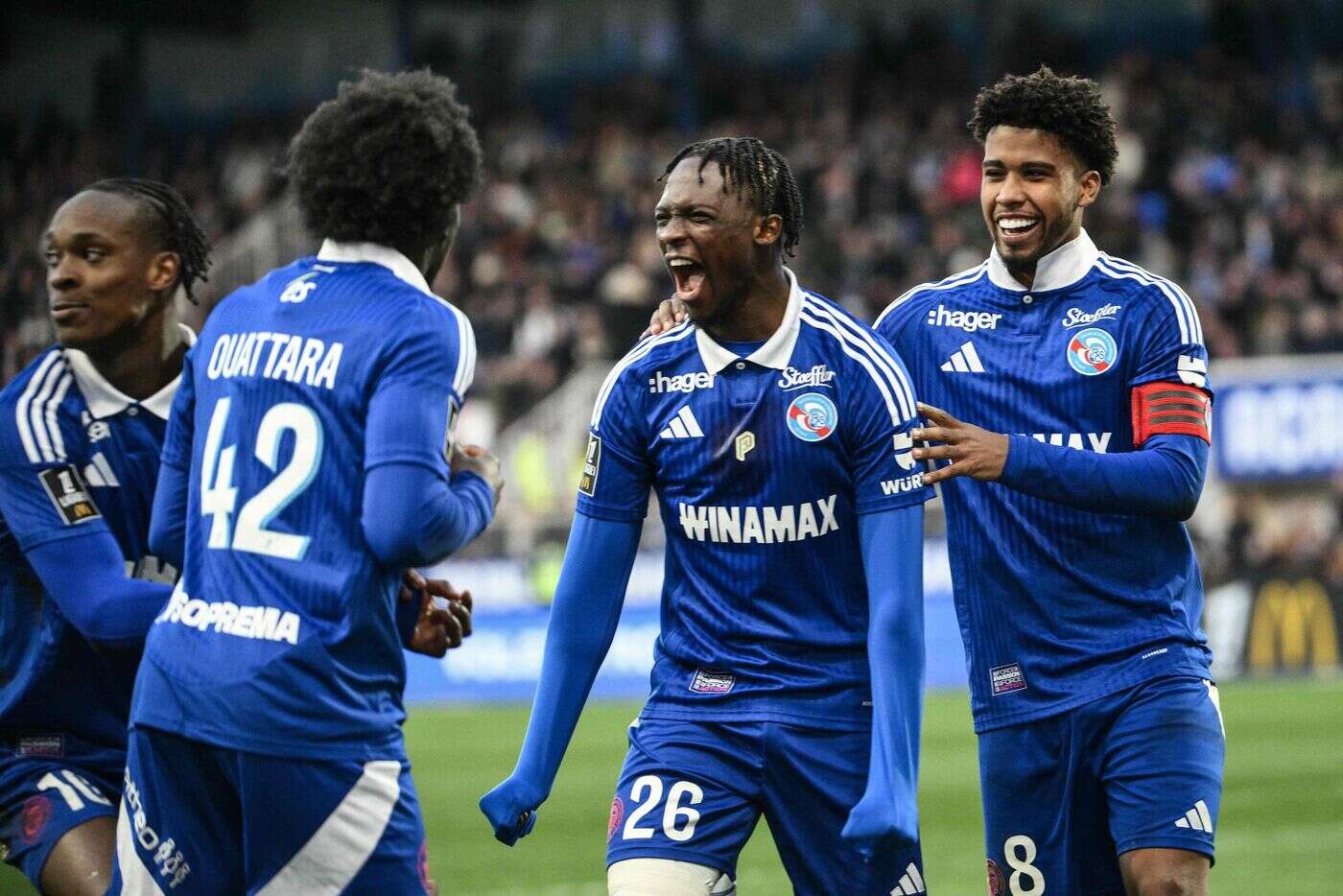 Ligue 1 : Rennes coule Montpellier, Emegha porte Strasbourg… Ce qu’il faut retenir des matchs de l’après-midi