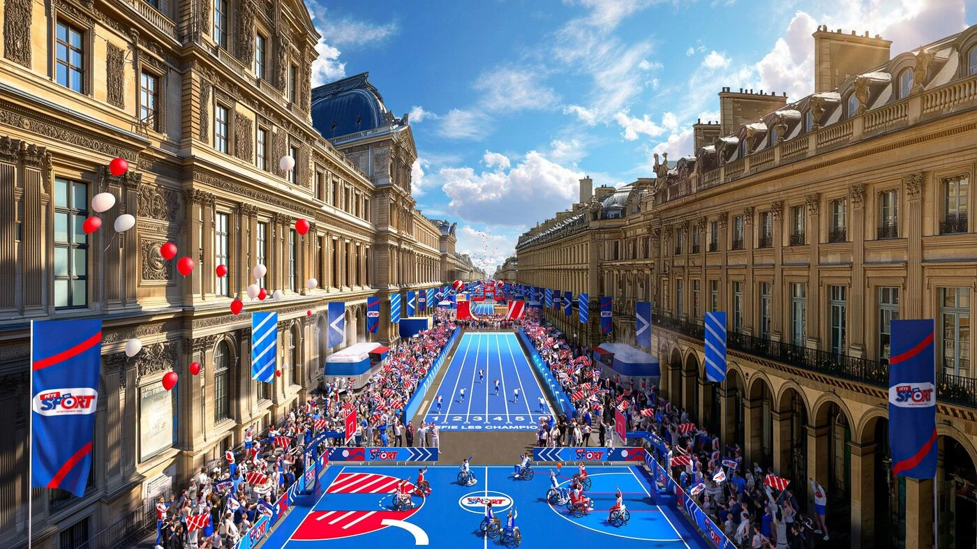 Paris : un an après la « Parade des Champions » des JO 2024, Rivoli se transforme en « Boulevard du sport »