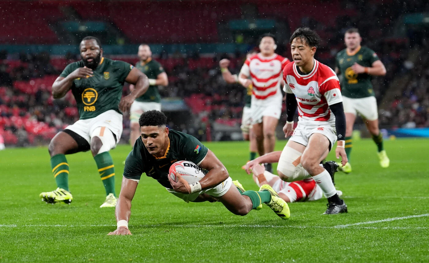 Afrique du Sud-Japon (61-7) : les Springobks déroulent avant la revanche face au XV de France