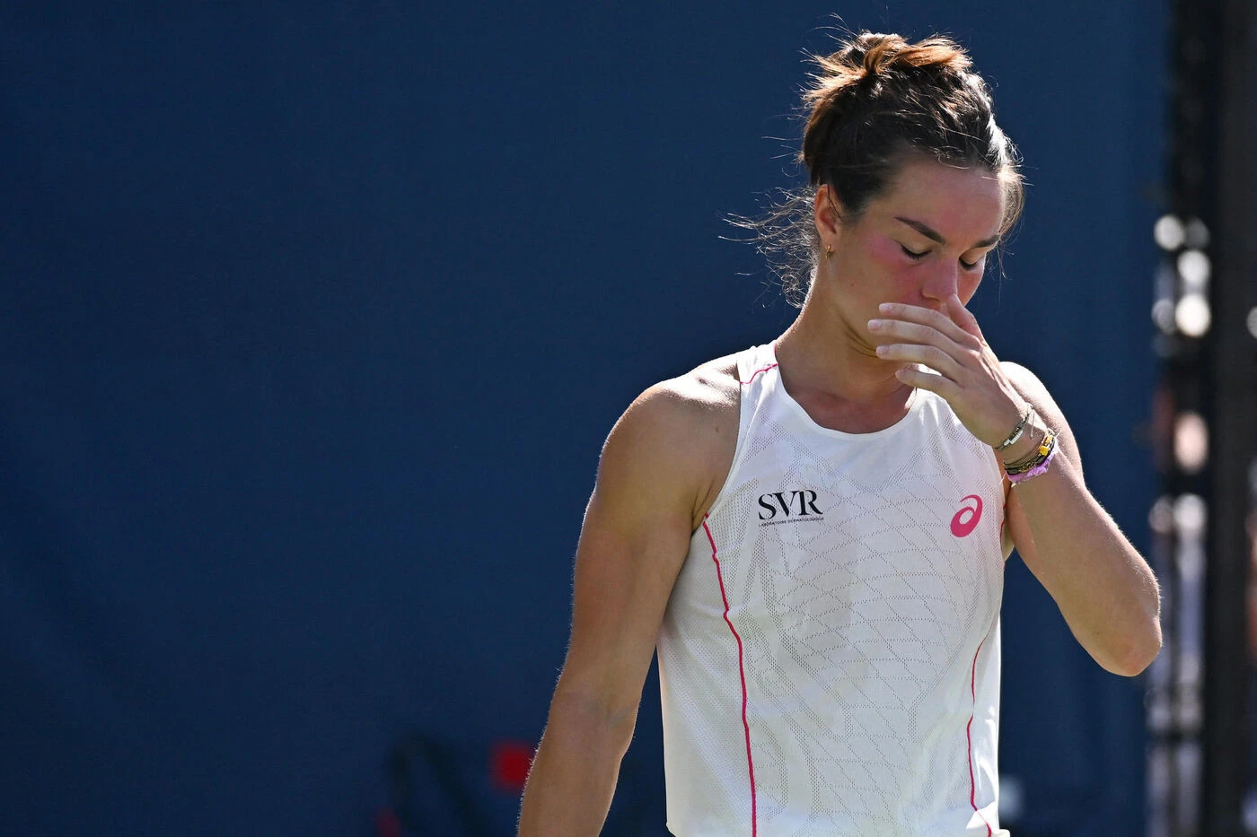 Tennis : en larmes, Loïs Boisson contrainte à l’abandon au WTA 1000 de Pékin