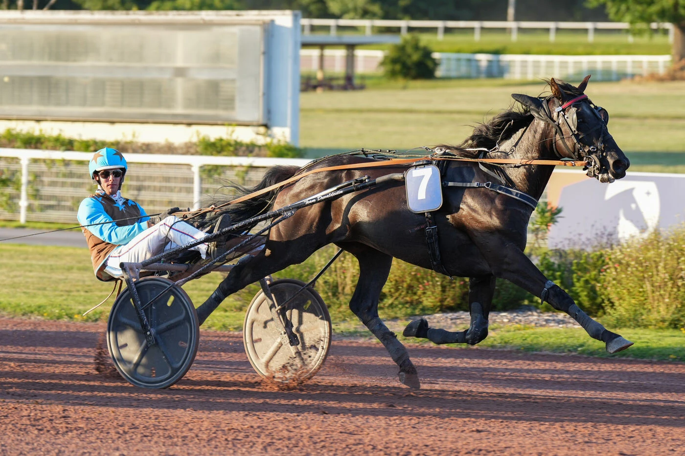 Arrivée du quinté du jeudi 7 août à Enghien : Kung Fu Quick se montre le plus fort