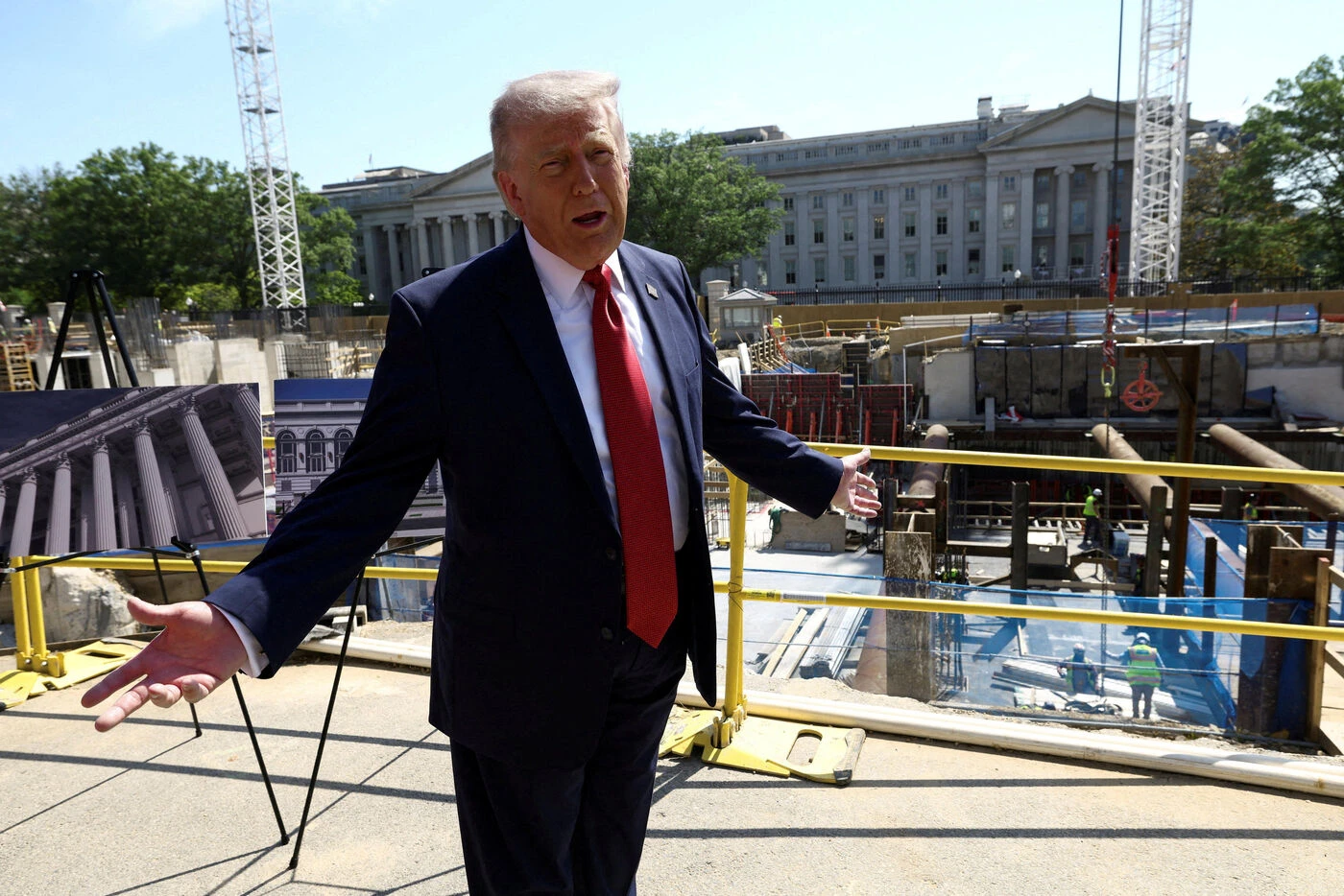 « Trump peut le voir depuis sa fenêtre » : polémique aux États-Unis, les frais d’entrée des parcs nationaux servent aux travaux de Washington