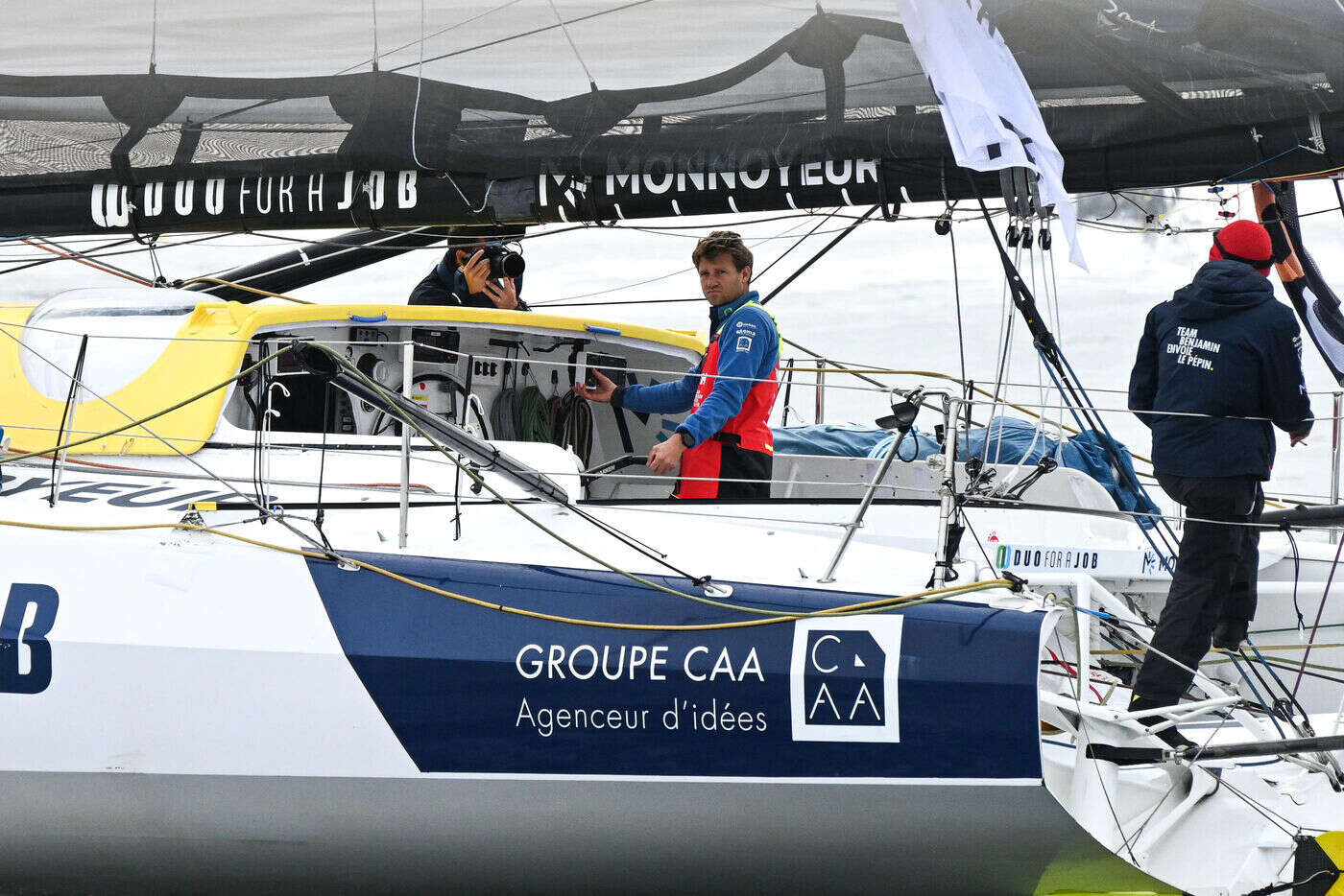 Vendée Globe : Benjamin Ferré est arrivé à la 16e place, mais premier des bateaux sans foils