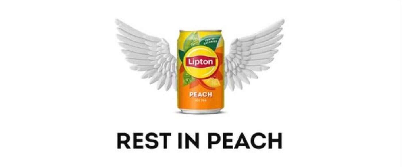 « Rest in Peach » : non, le Lipton Ice Tea saveur pêche ne disparaîtra pas des rayons