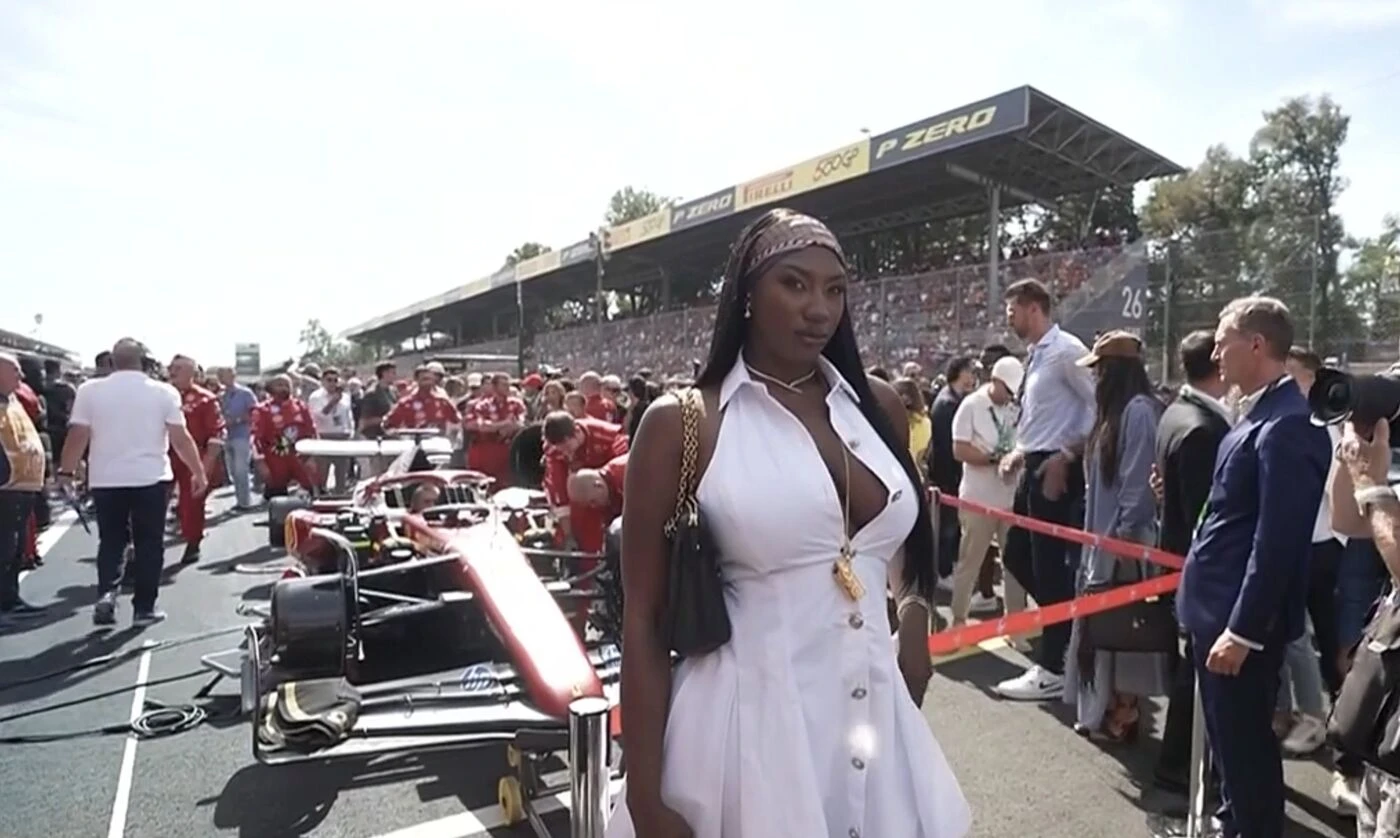 « J’ai un tour ce matin, wow ! » : Aya Nakamura illumine la grille du Grand Prix de F1 de Monza