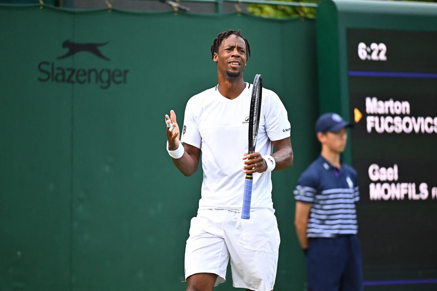 Wimbledon : défaite en deux jours et en cinq sets... les regrets de Gaël Monfils battu par un lucky-loser