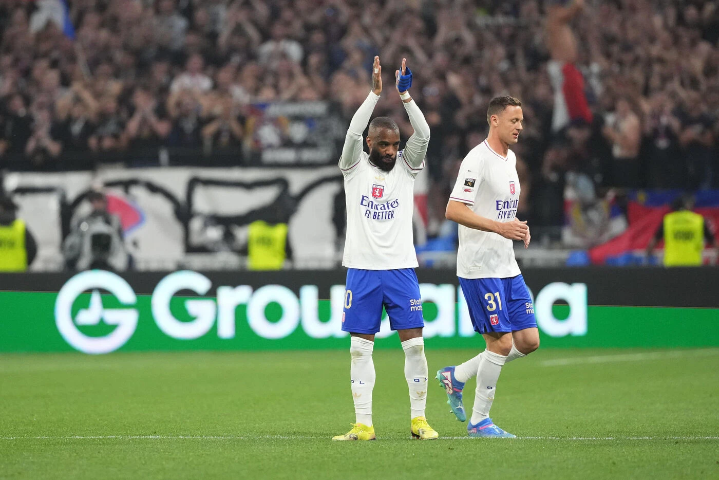 Ligue 1 : le Lyonnais Nemanja Matic et le Havrais Ahmed Hassan ont caché le signe de lutte contre l’homophobie