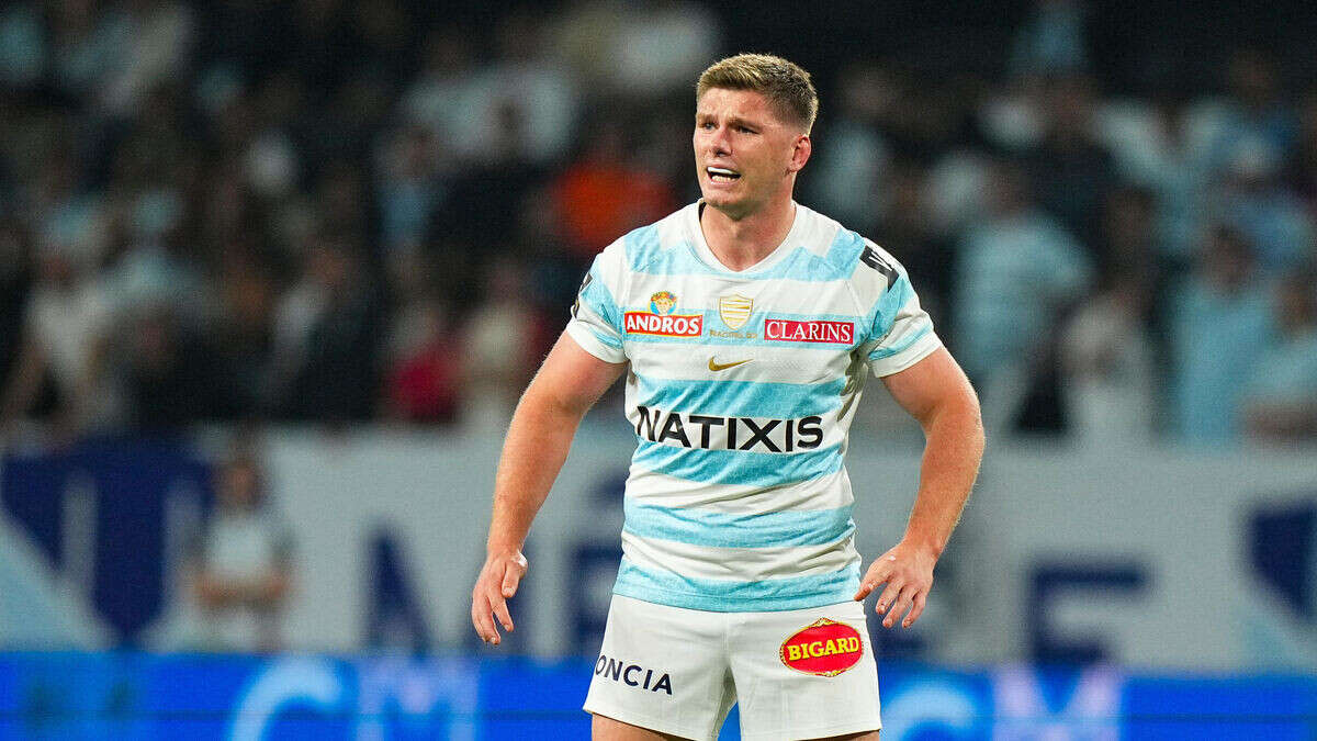 Rugby : le demi d’ouverture du Racing 92 Owen Farrell opéré d’une pubalgie