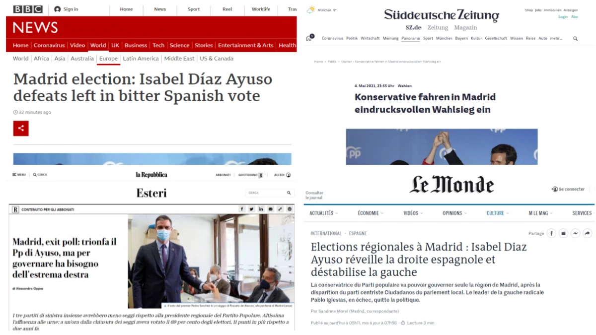Así recoge la prensa internacional el 