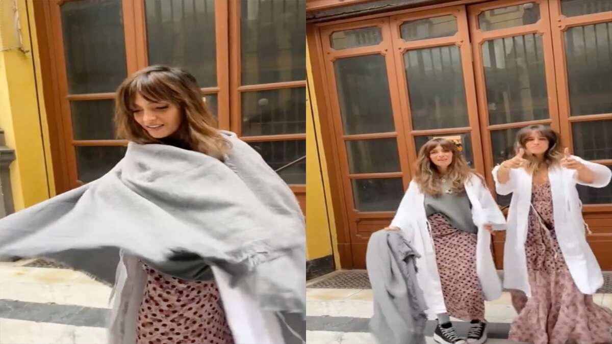 Sara Carbonero e Isabel Jiménez se lo pasan en grande en bata y albornoz por la calle