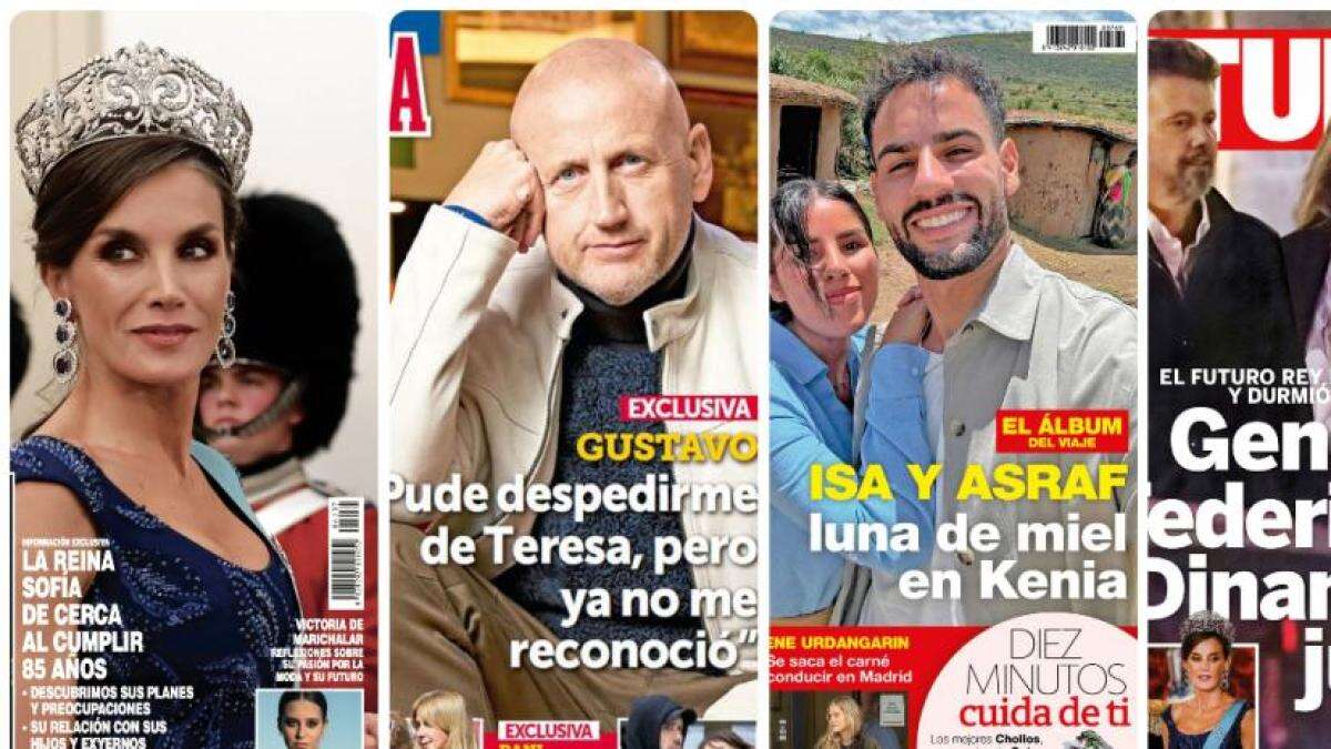 Letizia, el clan Campos, Isa P y Asraf y Federico de Dinamarca con Genoveva Casanova, en las portadas