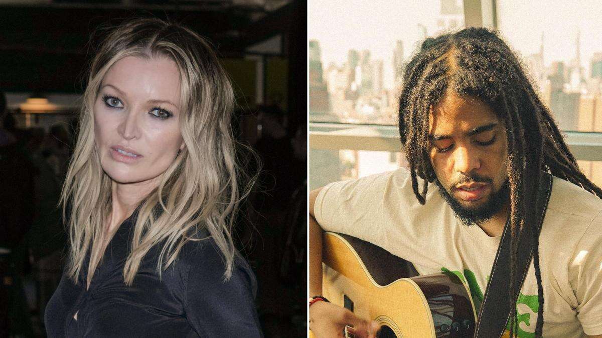 Kate Moss, 50 años, y el nieto de Bob Marley, 27, fotografiados juntos