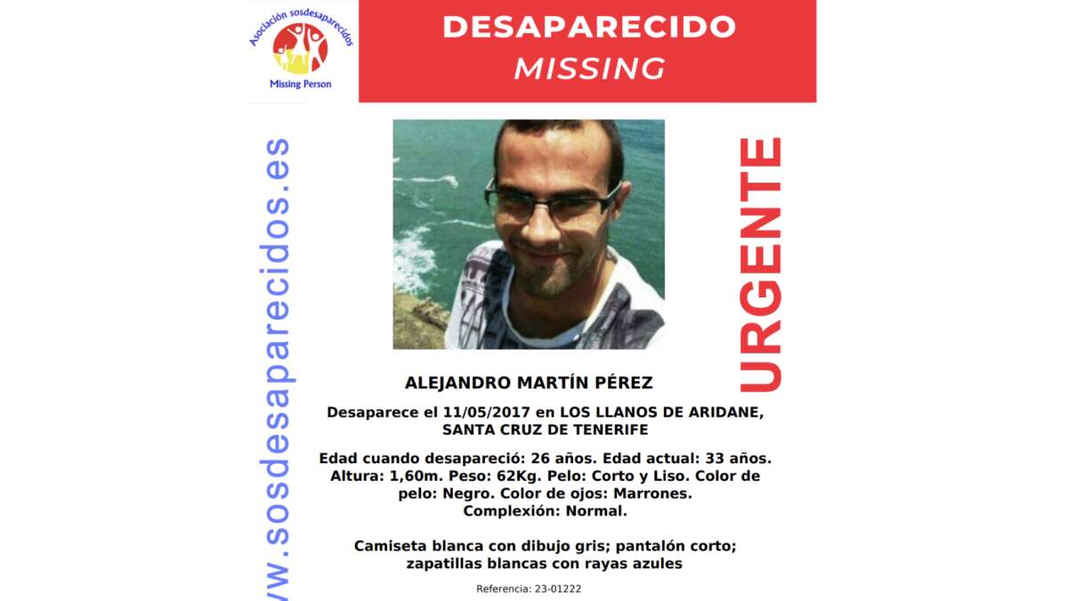 Ni una sola pista sobre Alejandro, el padre desaparecido en Canarias: “Me dijeron que lo descuartizaron”