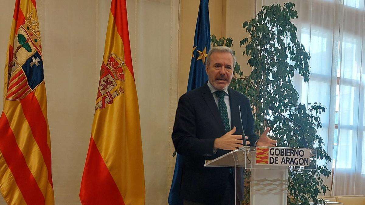 Azcón acusa a Hacienda de “mentir y manipular” en su propuesta para un nuevo sistema de financiación