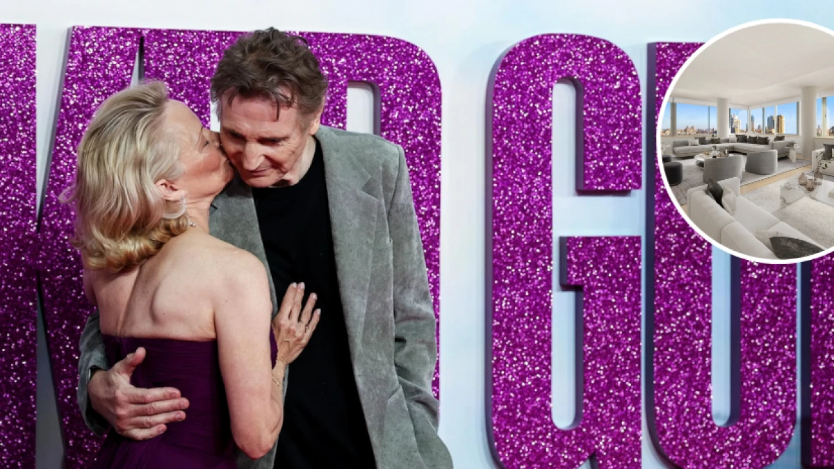 Liam Neeson vende el piso donde crio a sus hijos mientras afianza su relación con Pamela Anderson