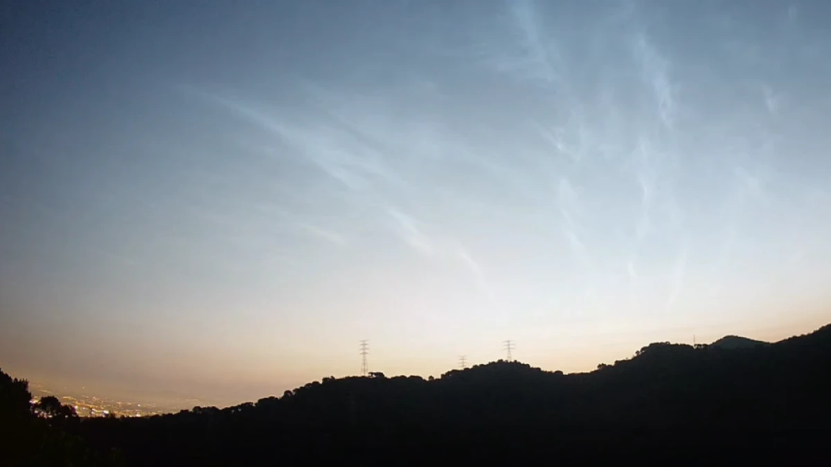 ¿Has visto nubes nuctilucentes alguna vez?