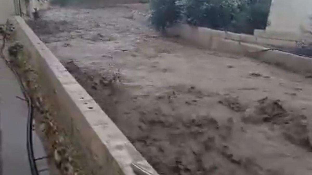 Hallado el cadáver del hombre arrastrado por la lluvia en Lorca